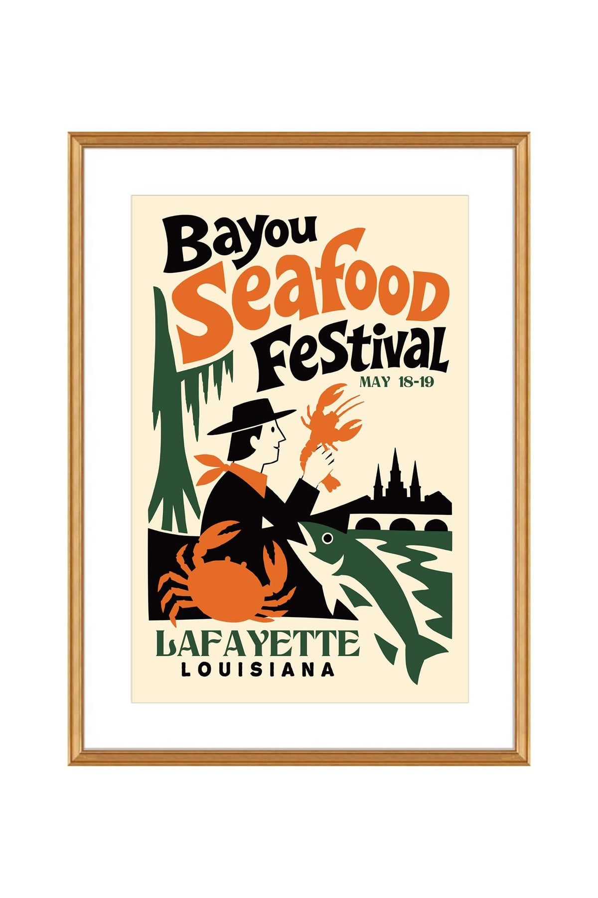 Bayou Seafood Festival Poster