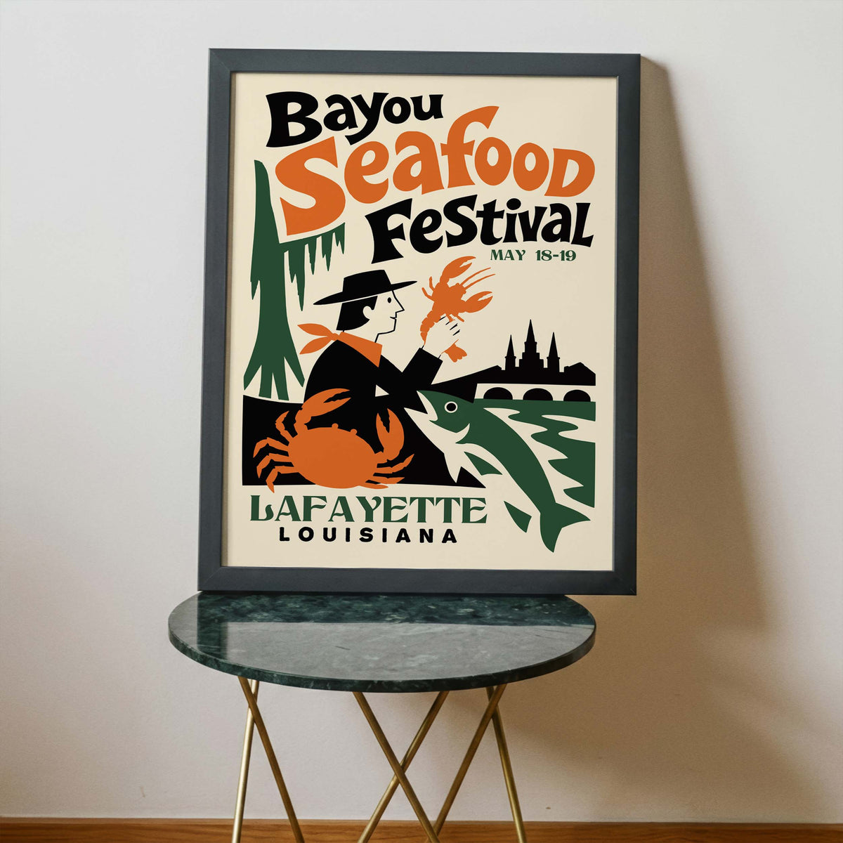 Bayou Seafood Festival Poster