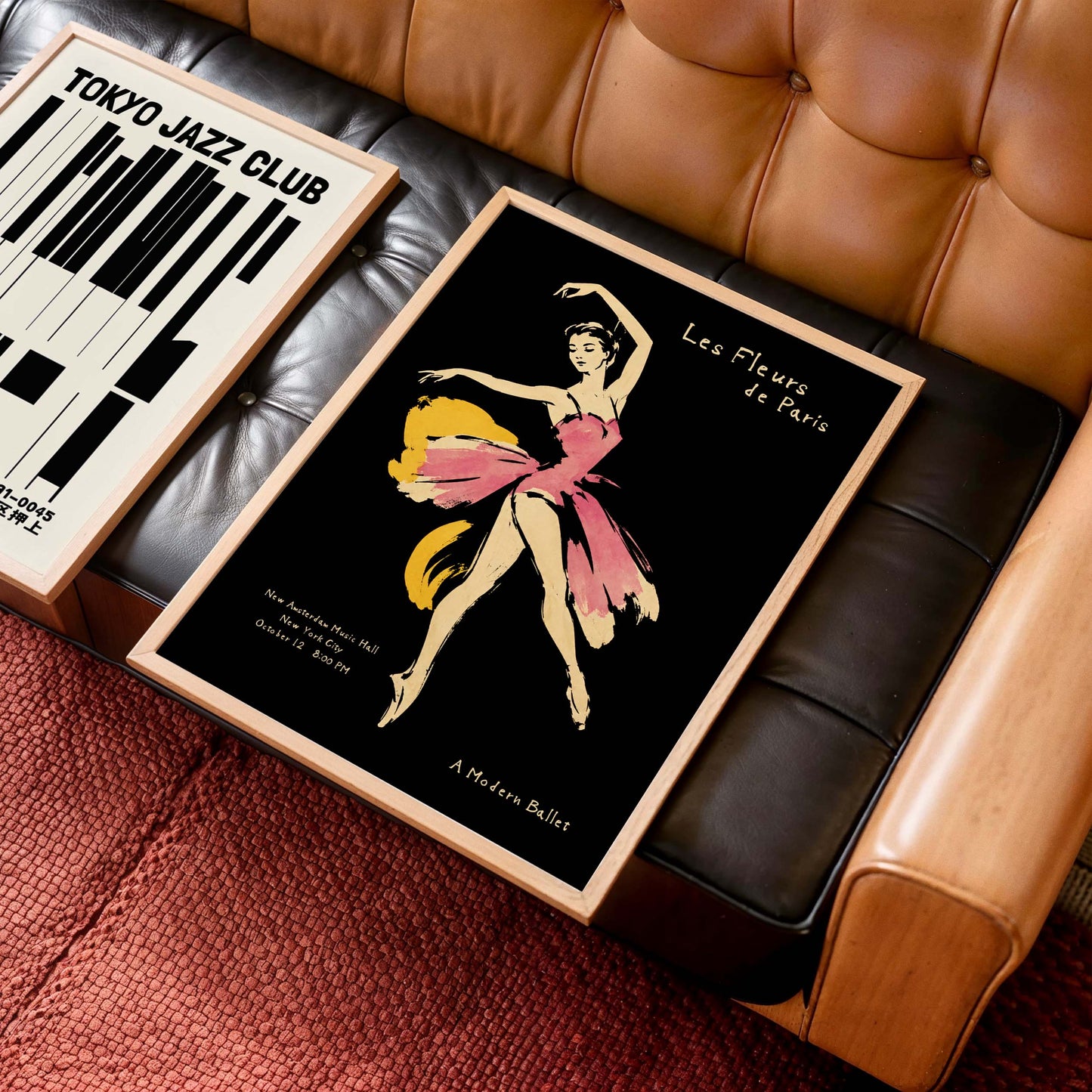 Les Fleurs Paris Ballet Poster