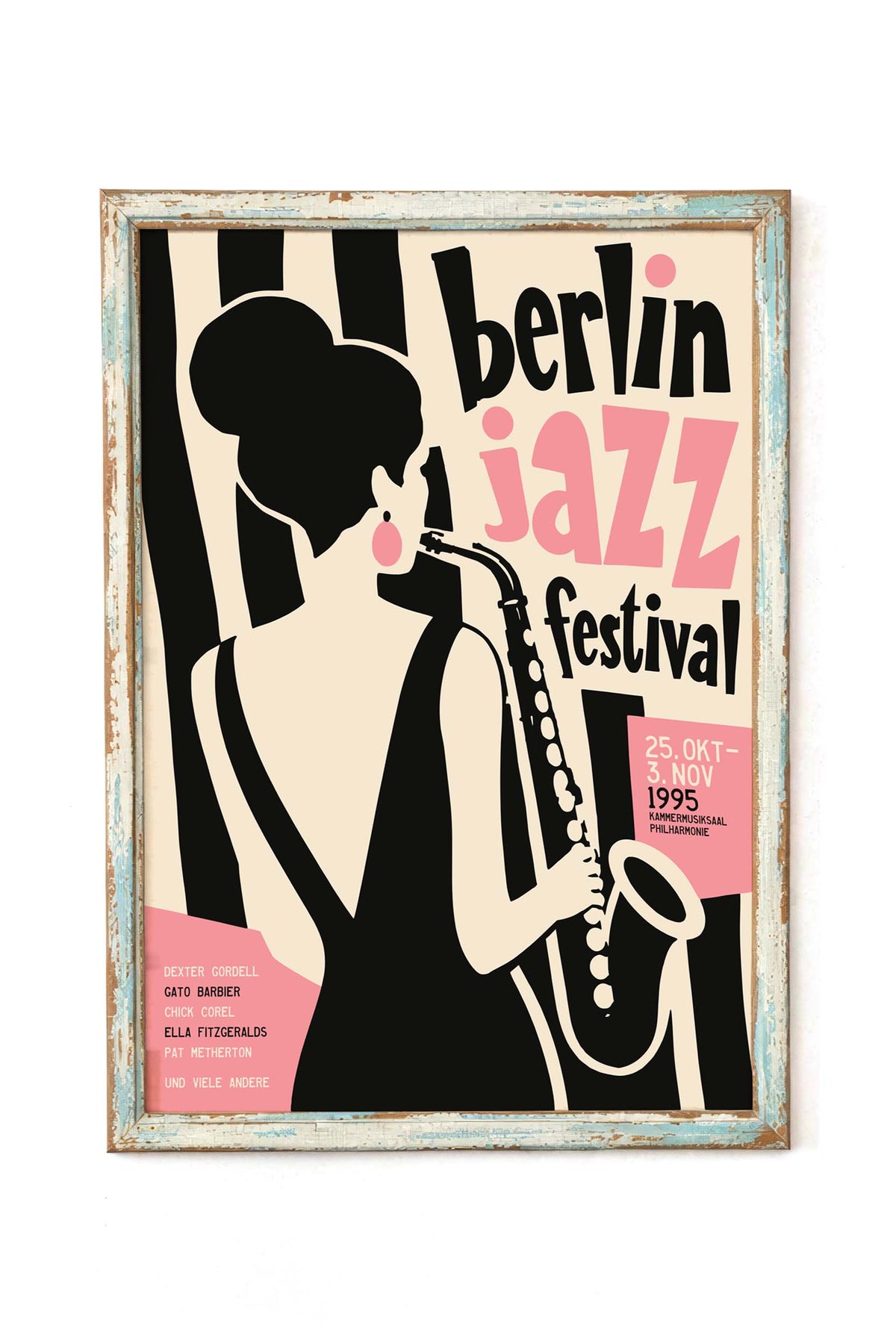 Berlin Jazz Festival Poster Print