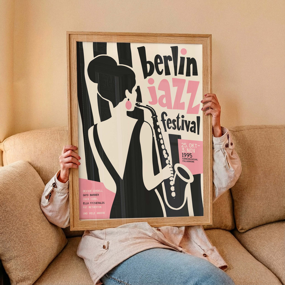 Berlin Jazz Festival Poster Print