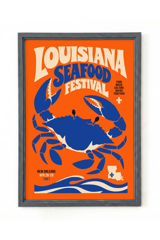 Louisiana Seafood Festival Poster