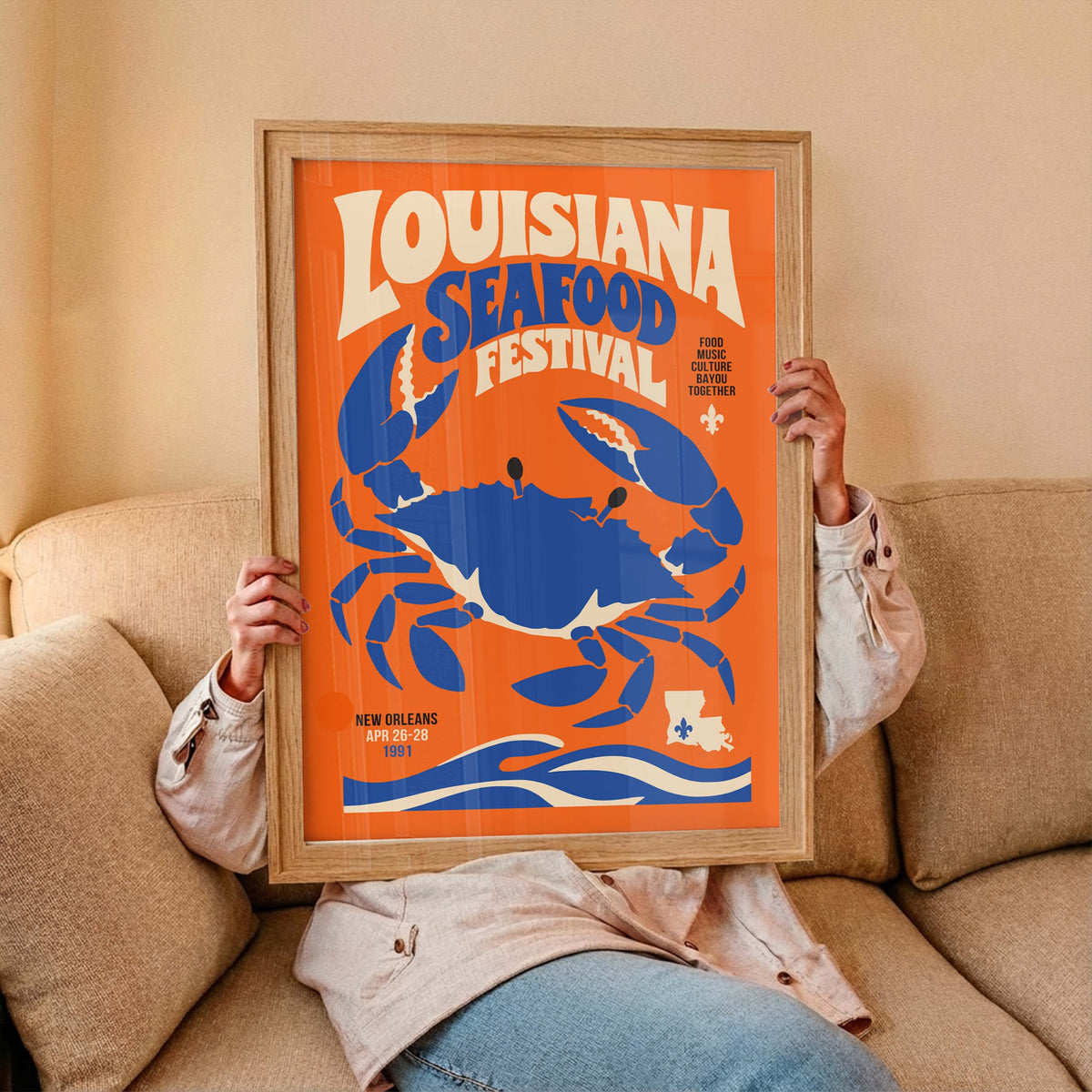 Louisiana Seafood Festival Poster