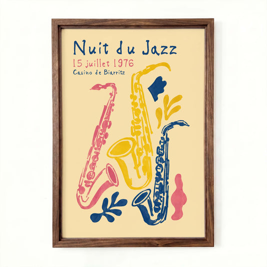 Nuit Du Jazz Biarritz Poster