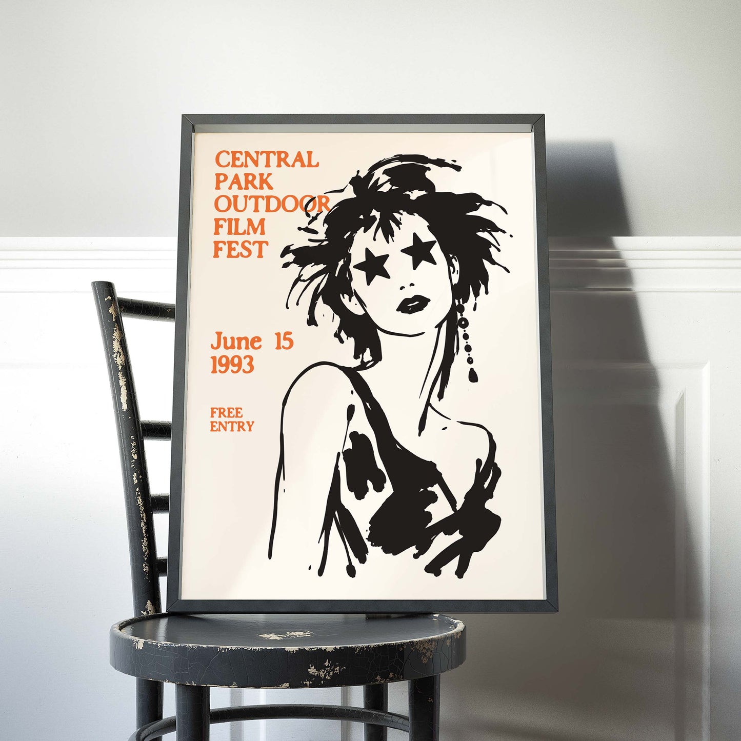 Central Park Film Fest Print For Media Room