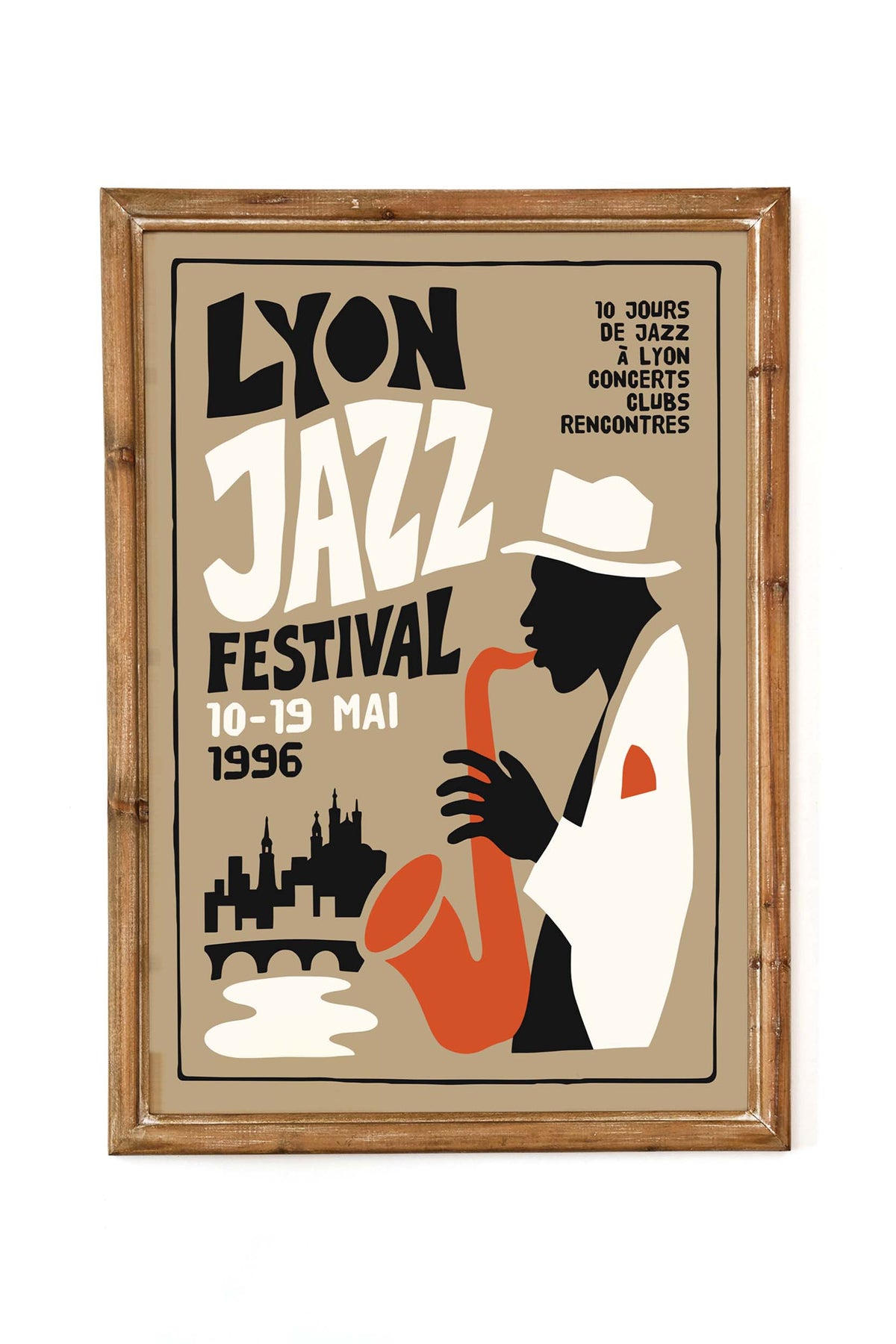 Lyon Jazz Festival Poster Print