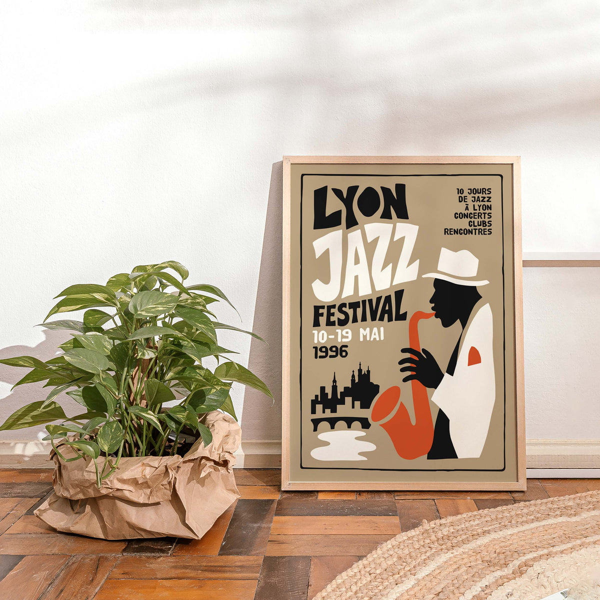 Lyon Jazz Festival Poster Print