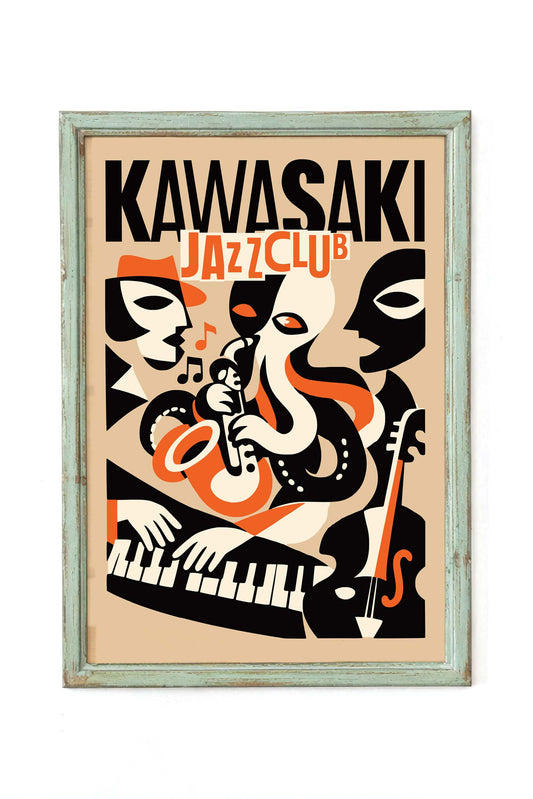 Kawasaki Jazz Club Poster Print