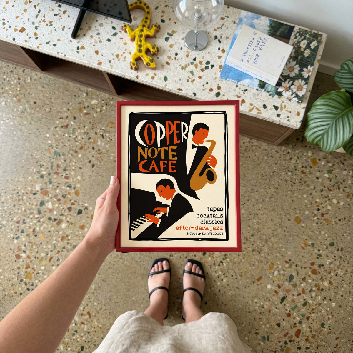 Copper Note Cafe Jazz Poster Print