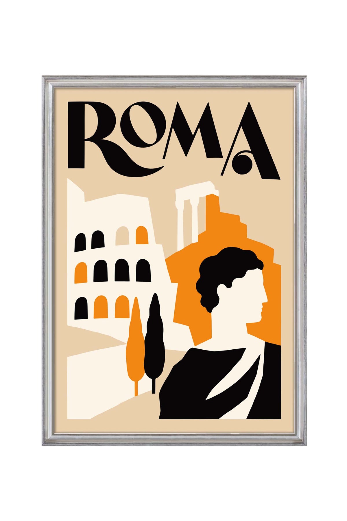 Rome Italy Travel Poster Print