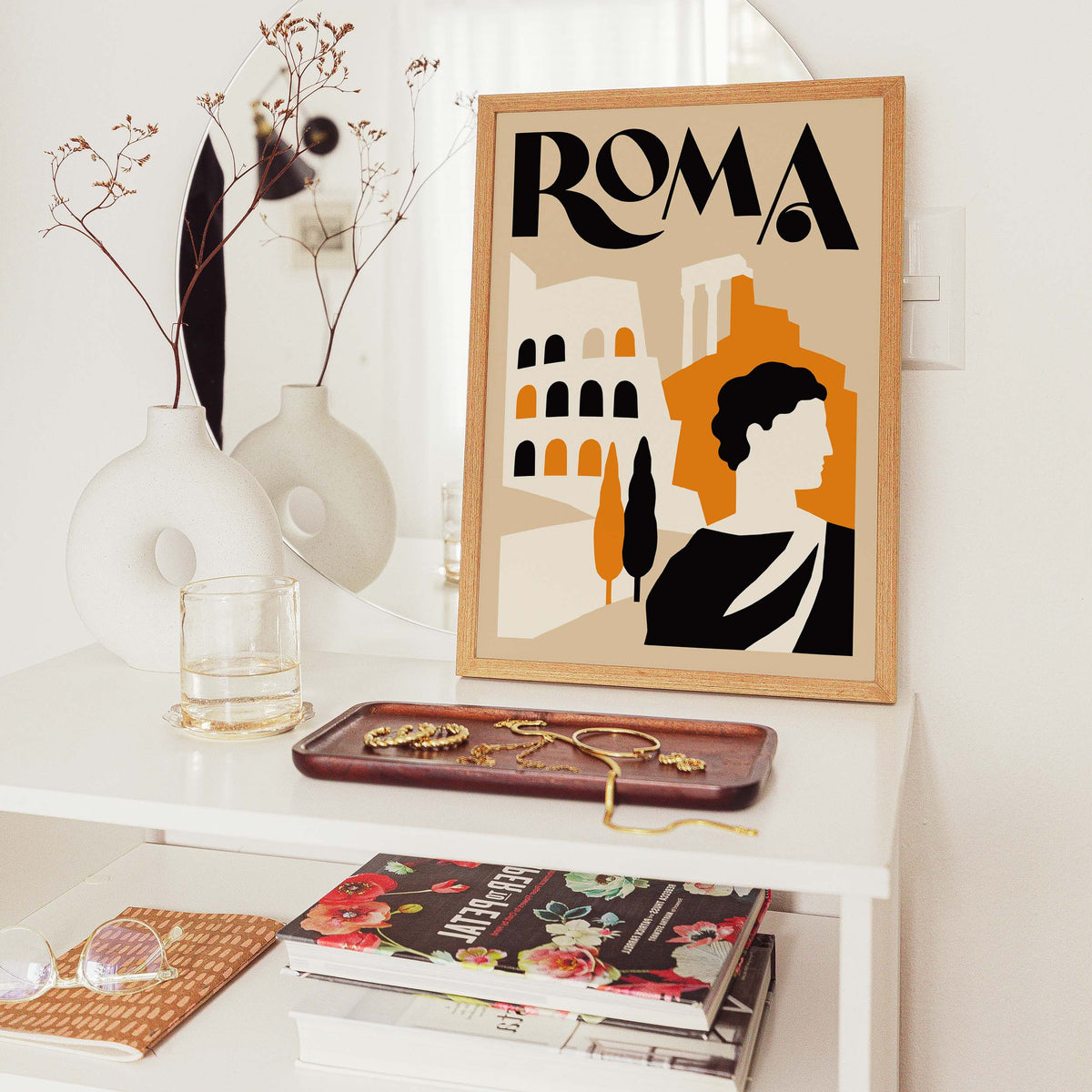 Rome Italy Travel Poster Print