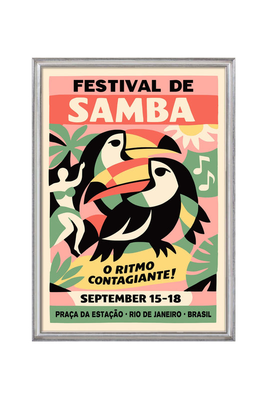 Rio Samba Festival Poster Print