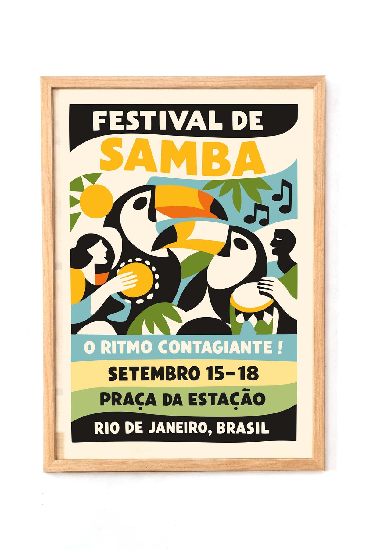 Samba Festival Poster Wall Art