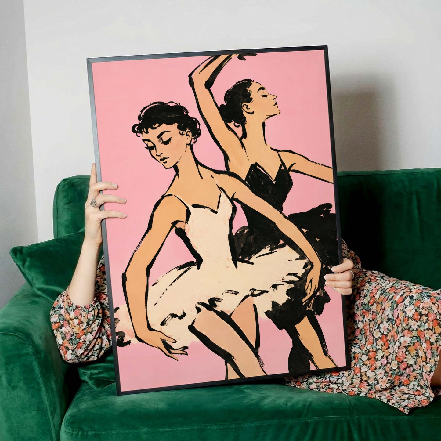 Two Ballet Dancers Poster