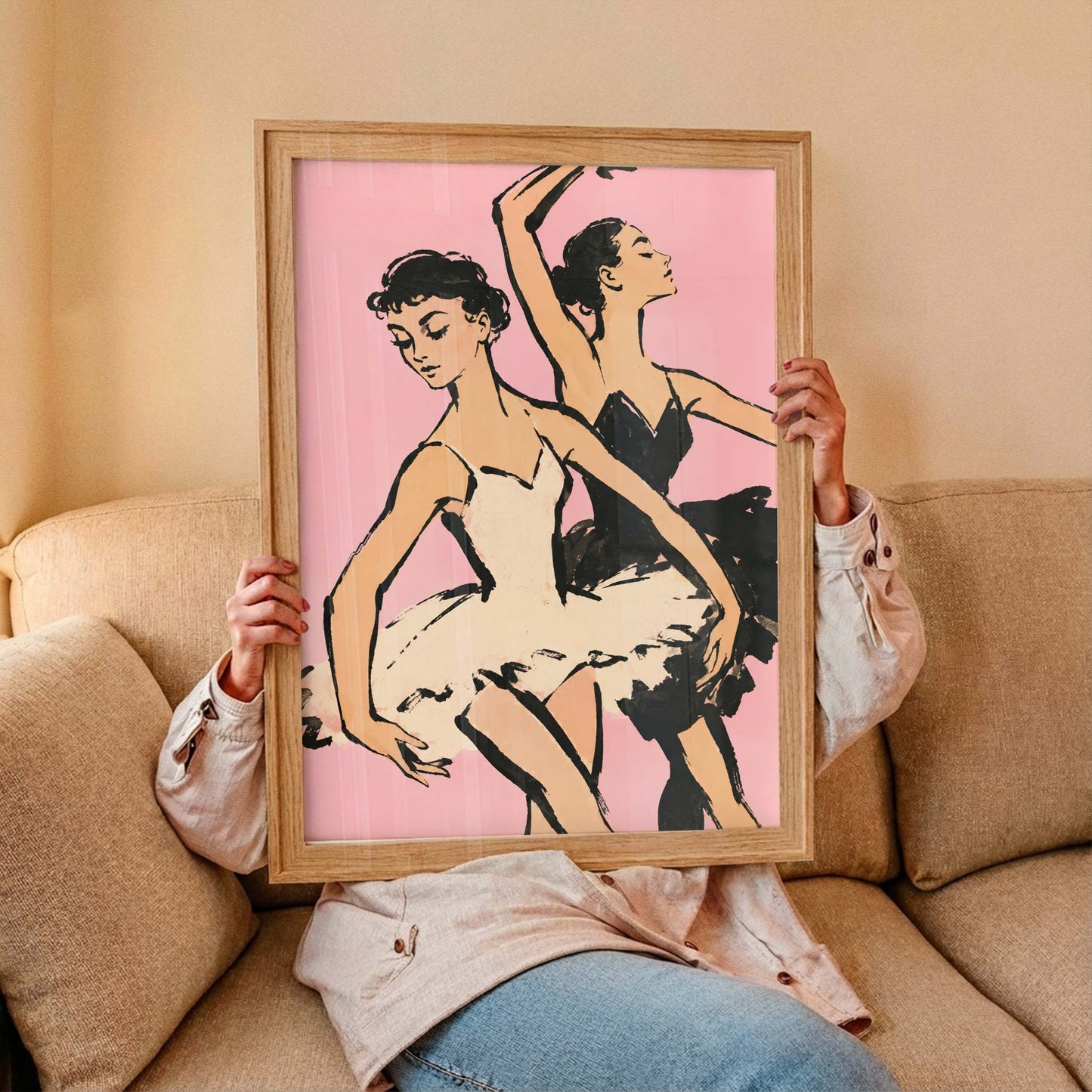 Two Ballet Dancers Poster