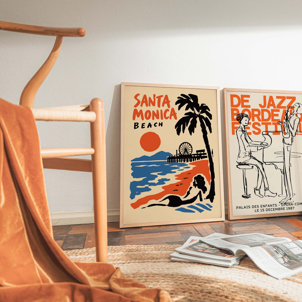 Santa Monica Beach Wall Art