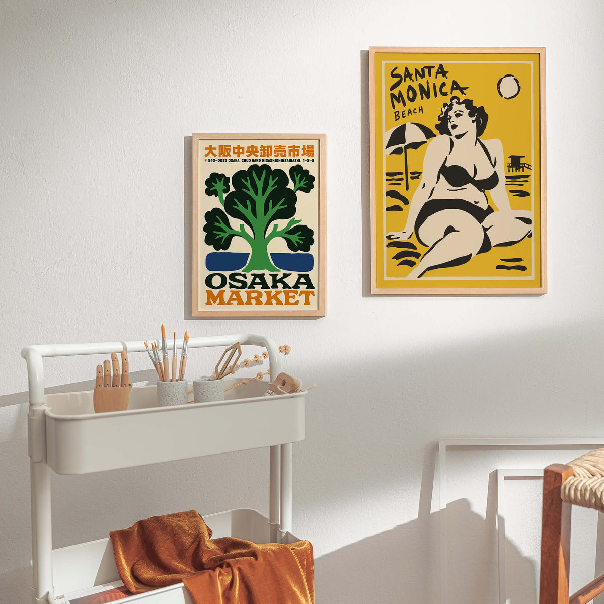 Santa Monica Beach Poster