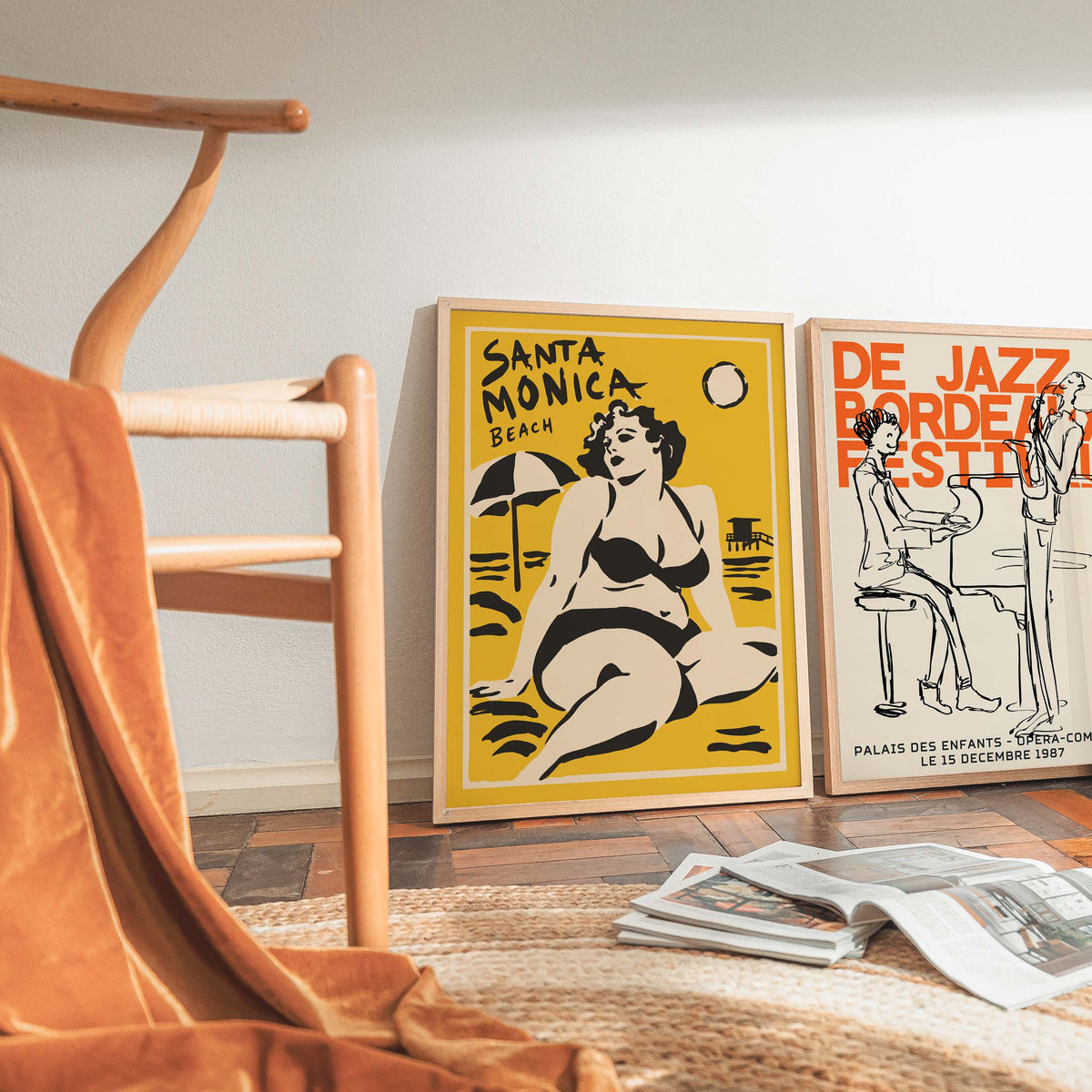 Santa Monica Beach Poster