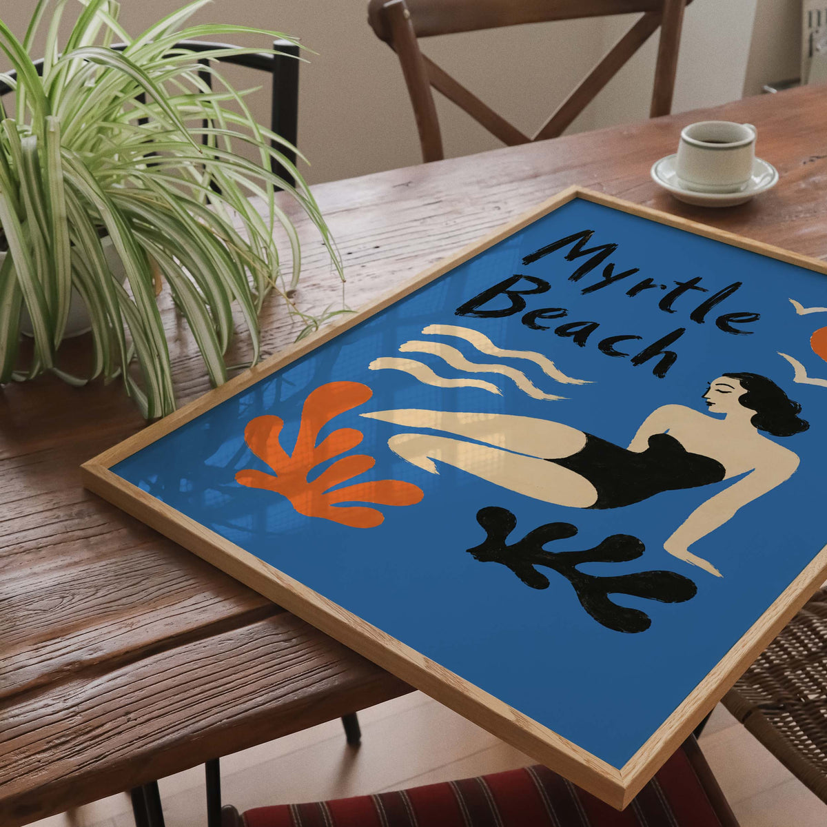 Myrtle Beach Retro Travel Poster