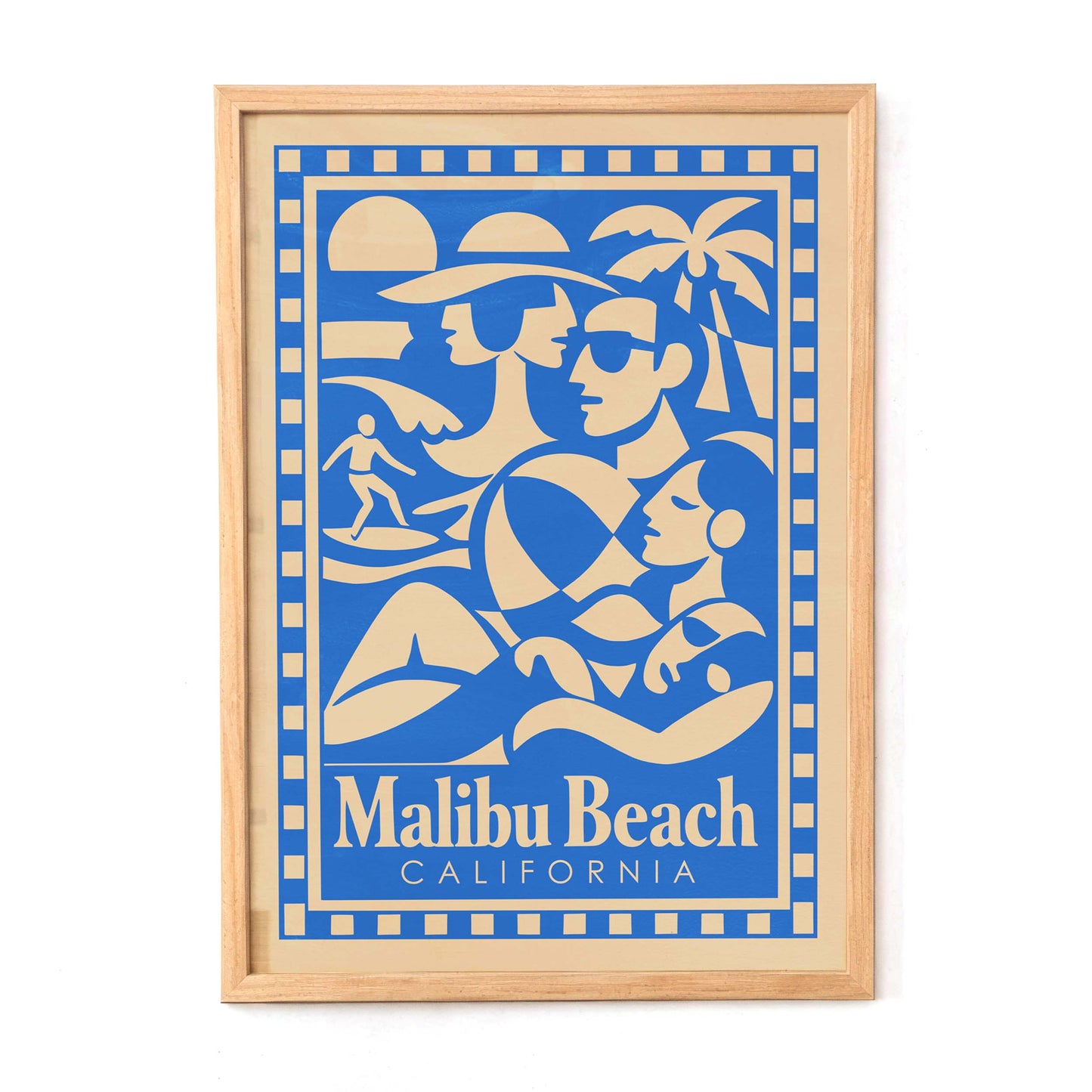 Malibu Beach California Poster