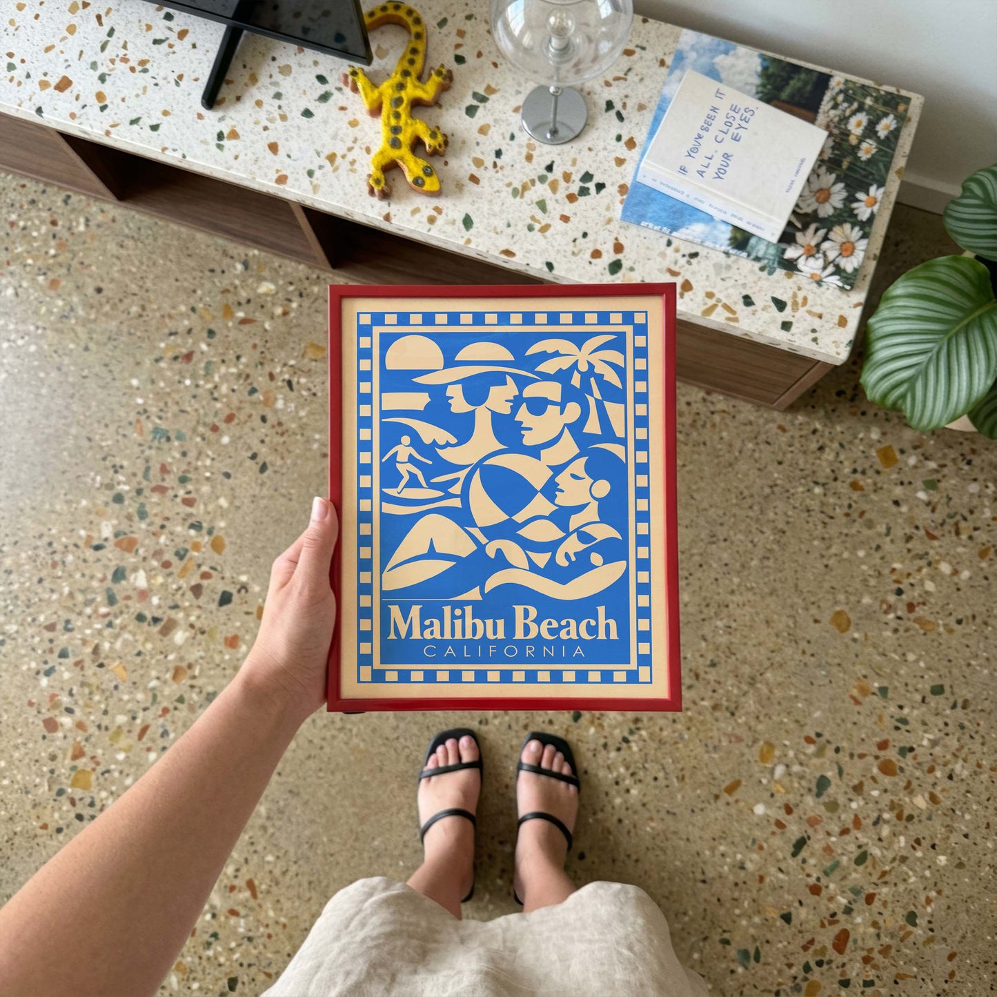 Malibu Beach California Poster