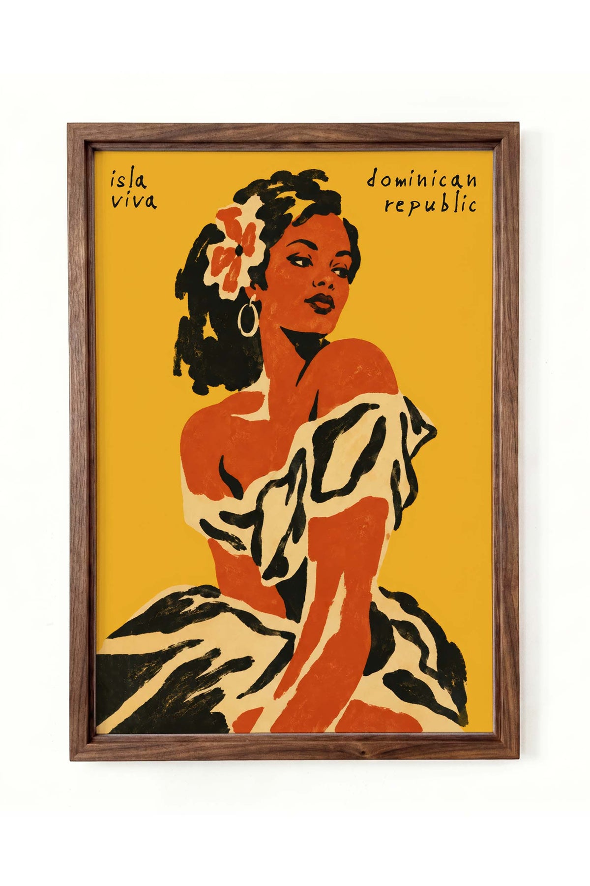 Dominican Republic Vintage Travel Poster Print