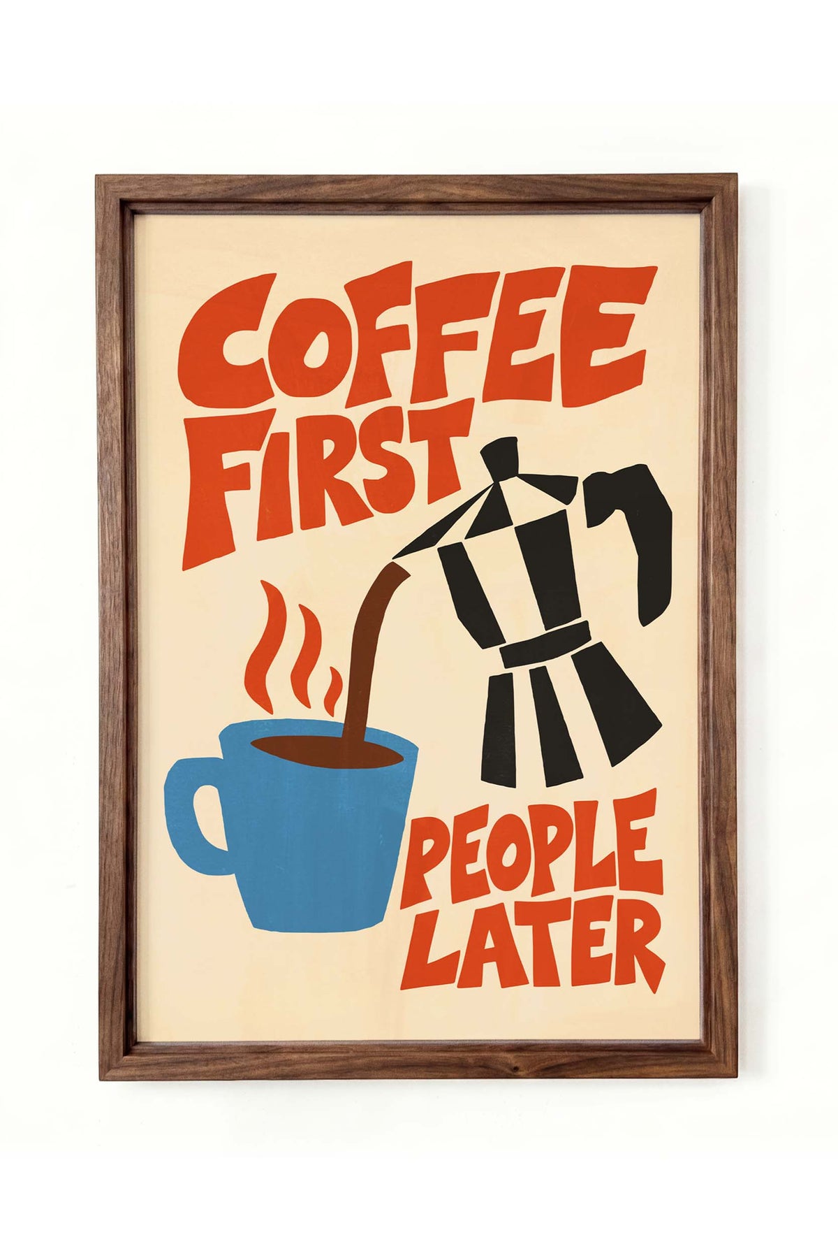 Coffee First Espresso Poster