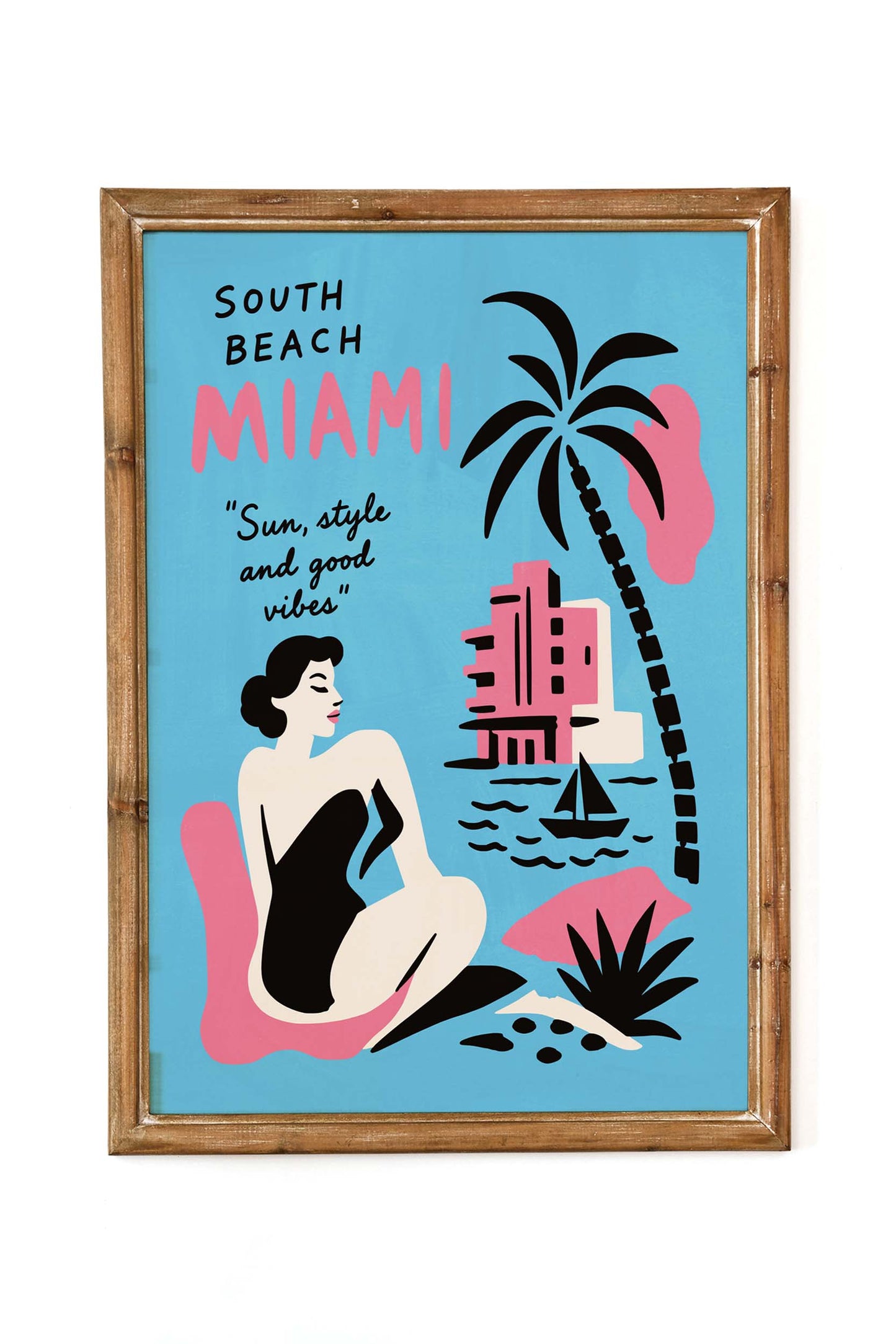 South Beach Miami Travel Poster