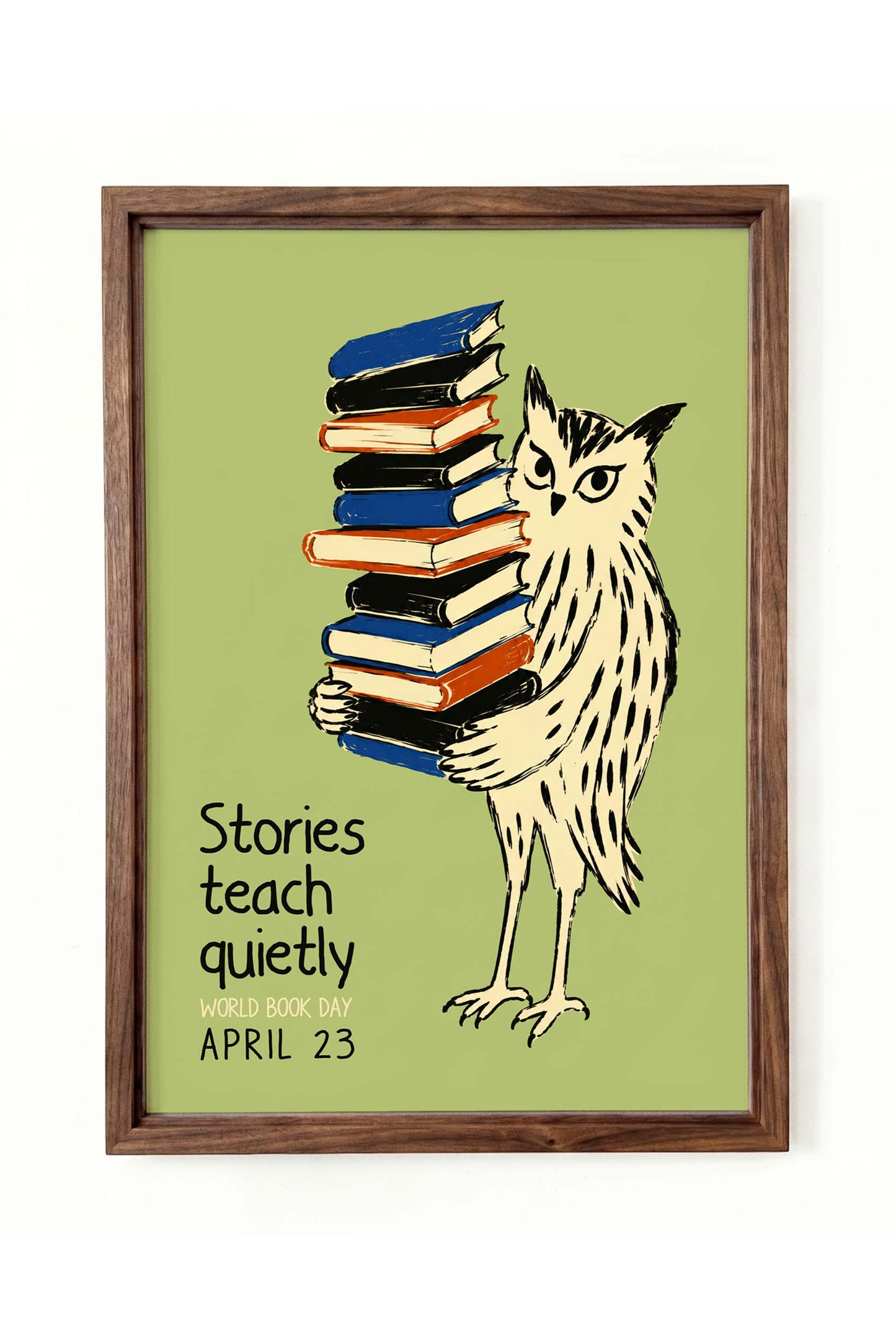 World Book Day Owl Poster