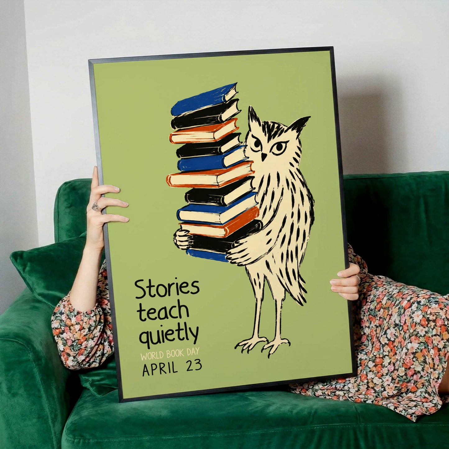 World Book Day Owl Poster