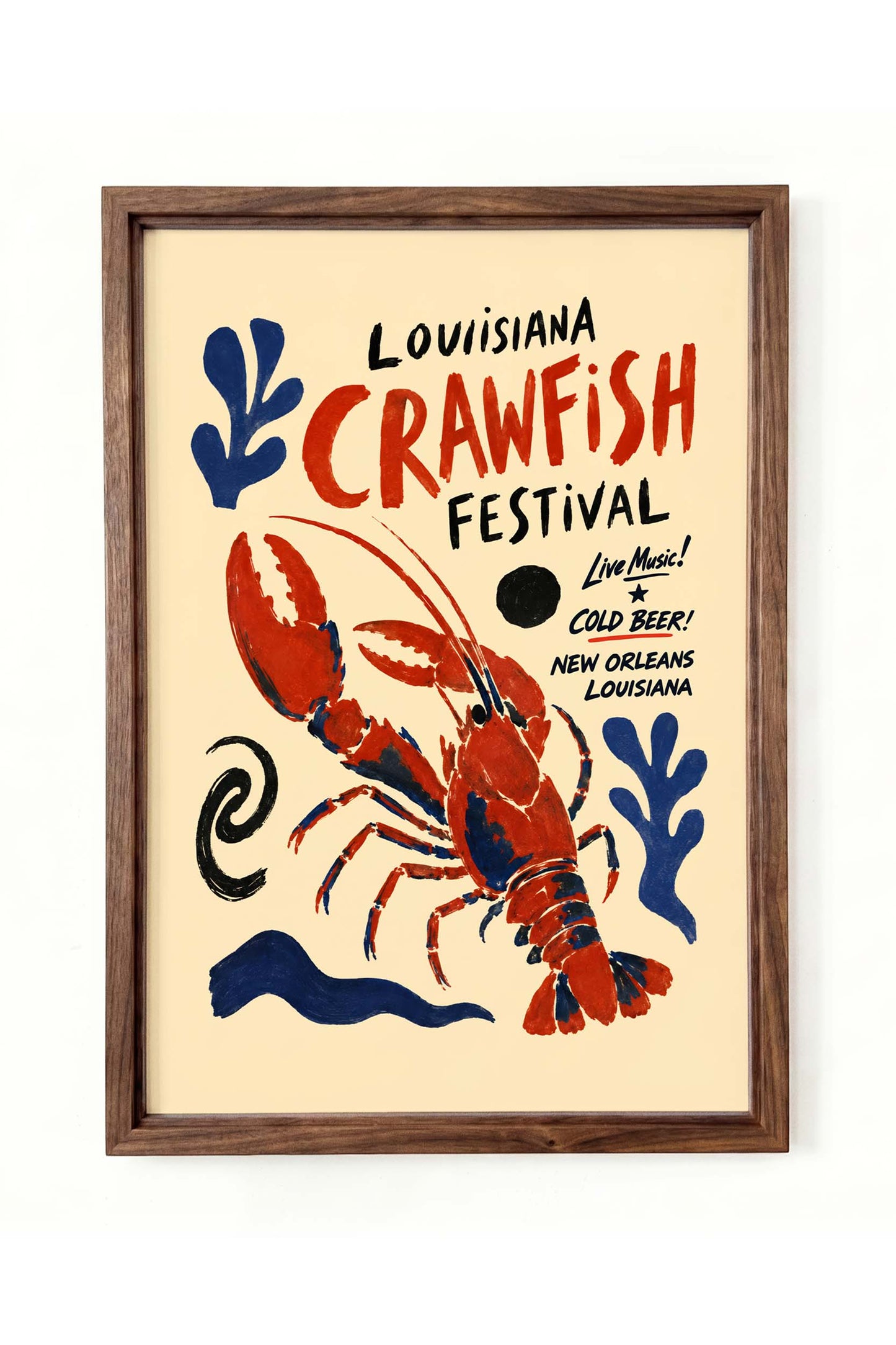 Louisiana Crawfish Festival Poster