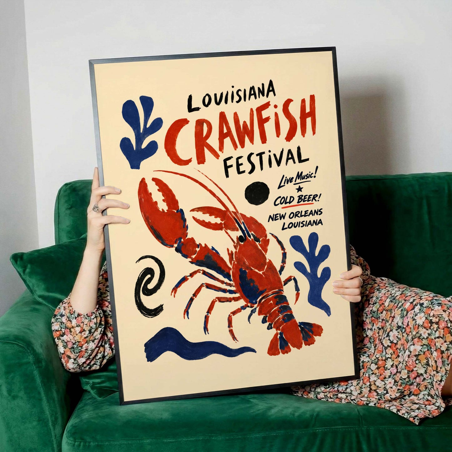 Louisiana Crawfish Festival Poster