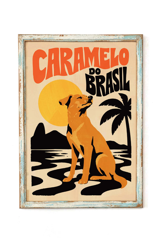 Caramelo Brazil Dog Poster Print