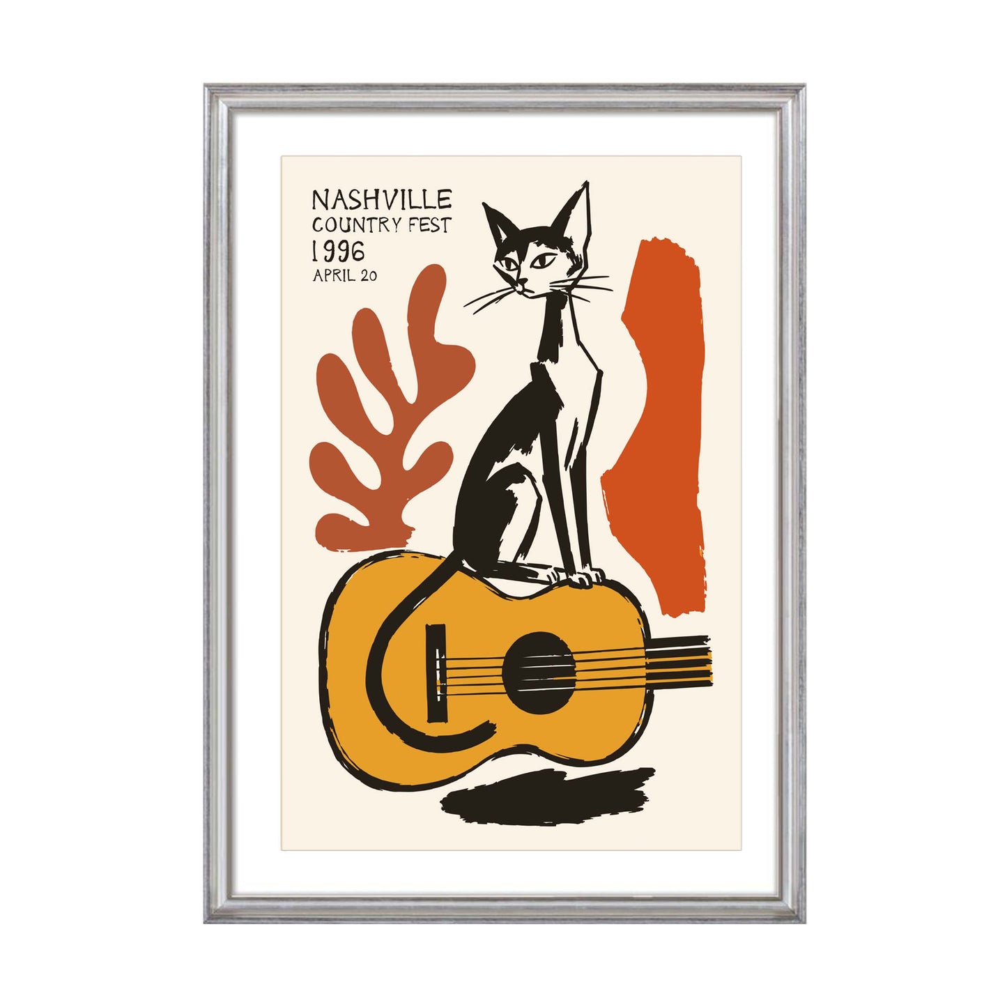 Nashville Country Fest Cat Poster