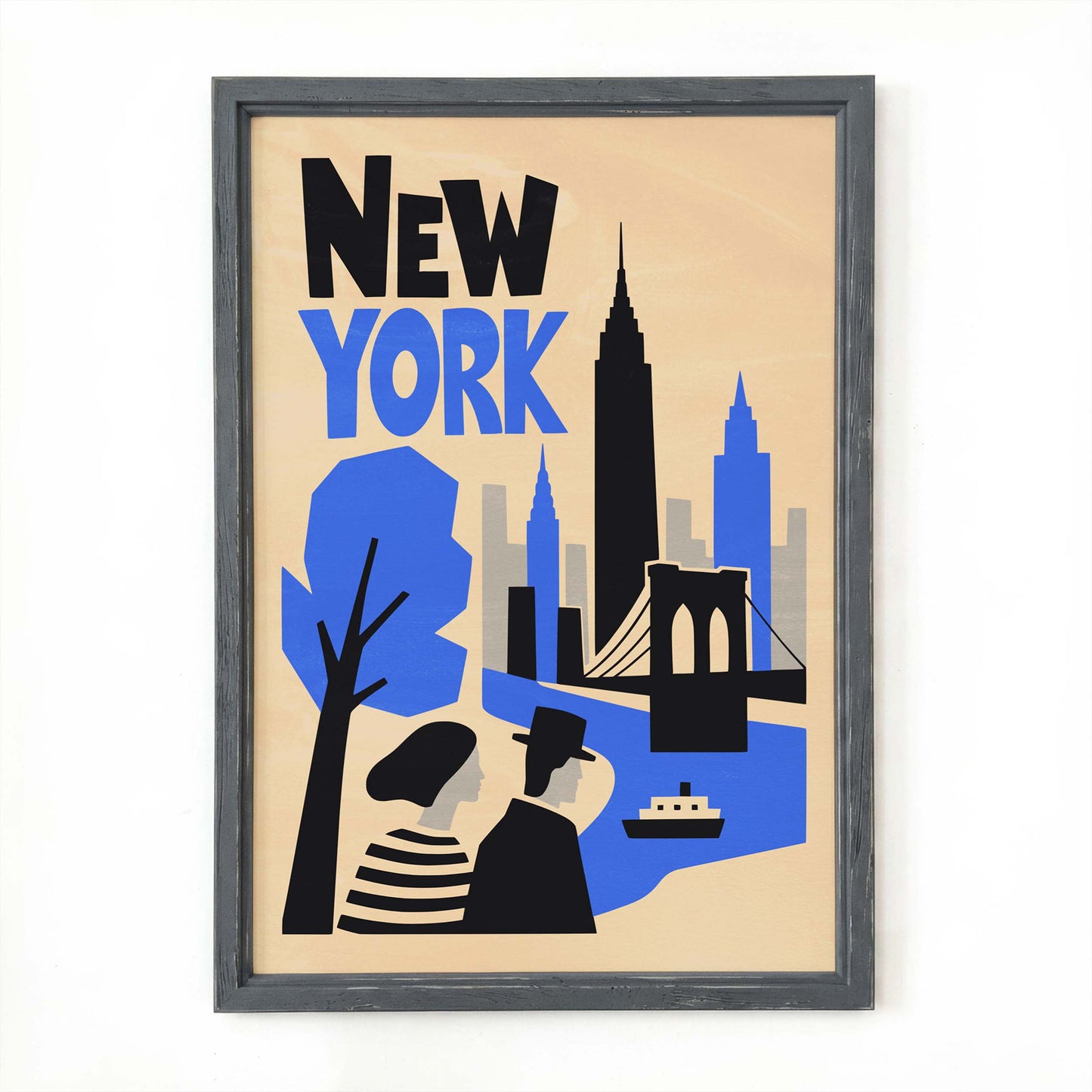 New York City Skyline Wall Print