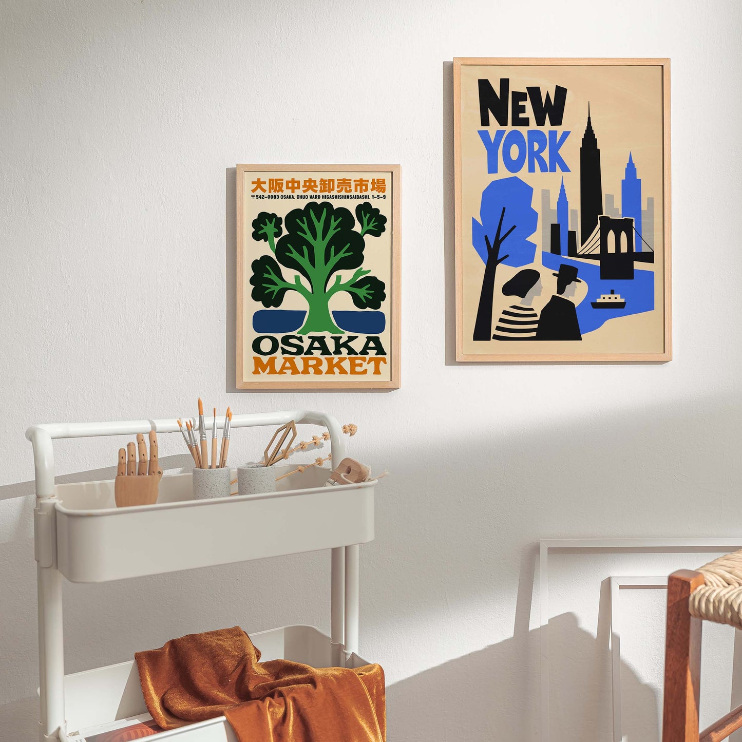 New York City Skyline Wall Print