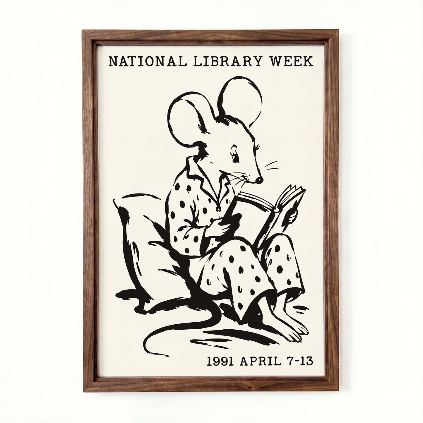 Library Week Print For Reading Nook