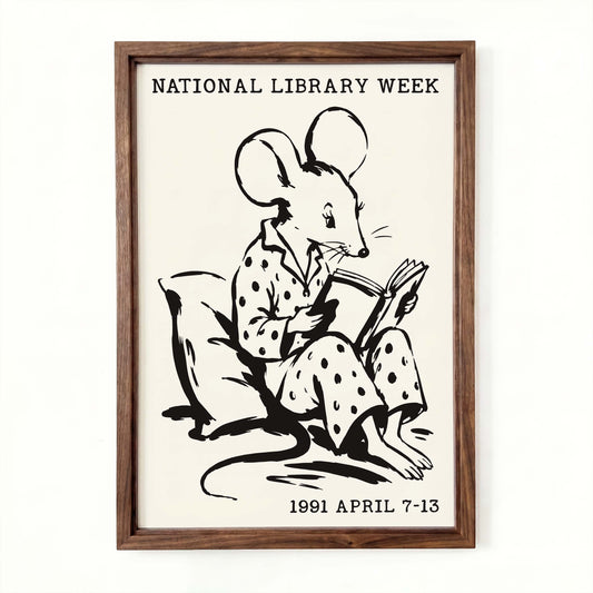 Grafika Tygodnia Bibliotek do kącika czytelniczego
