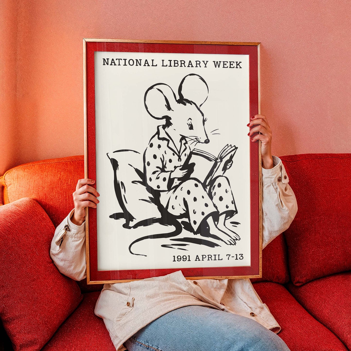 Library Week Print For Reading Nook