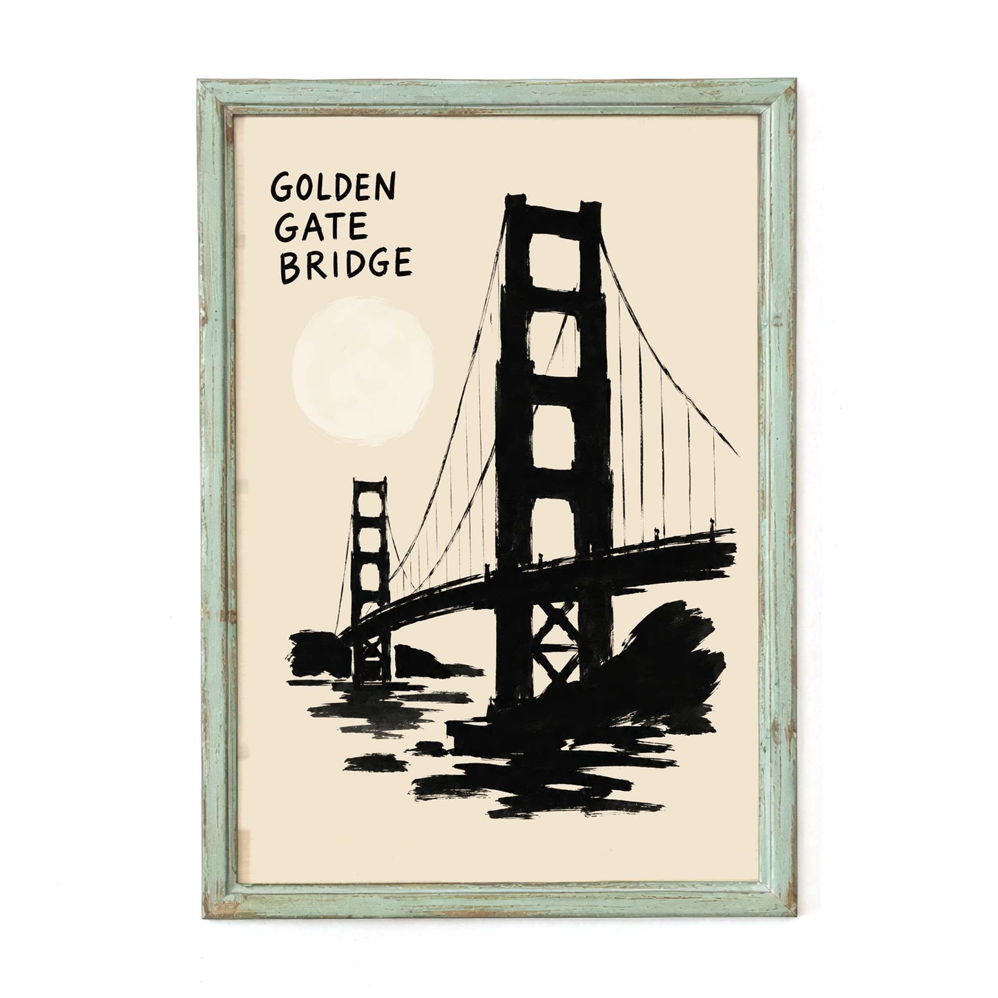 Golden Gate Bridge Poster For Office Decor