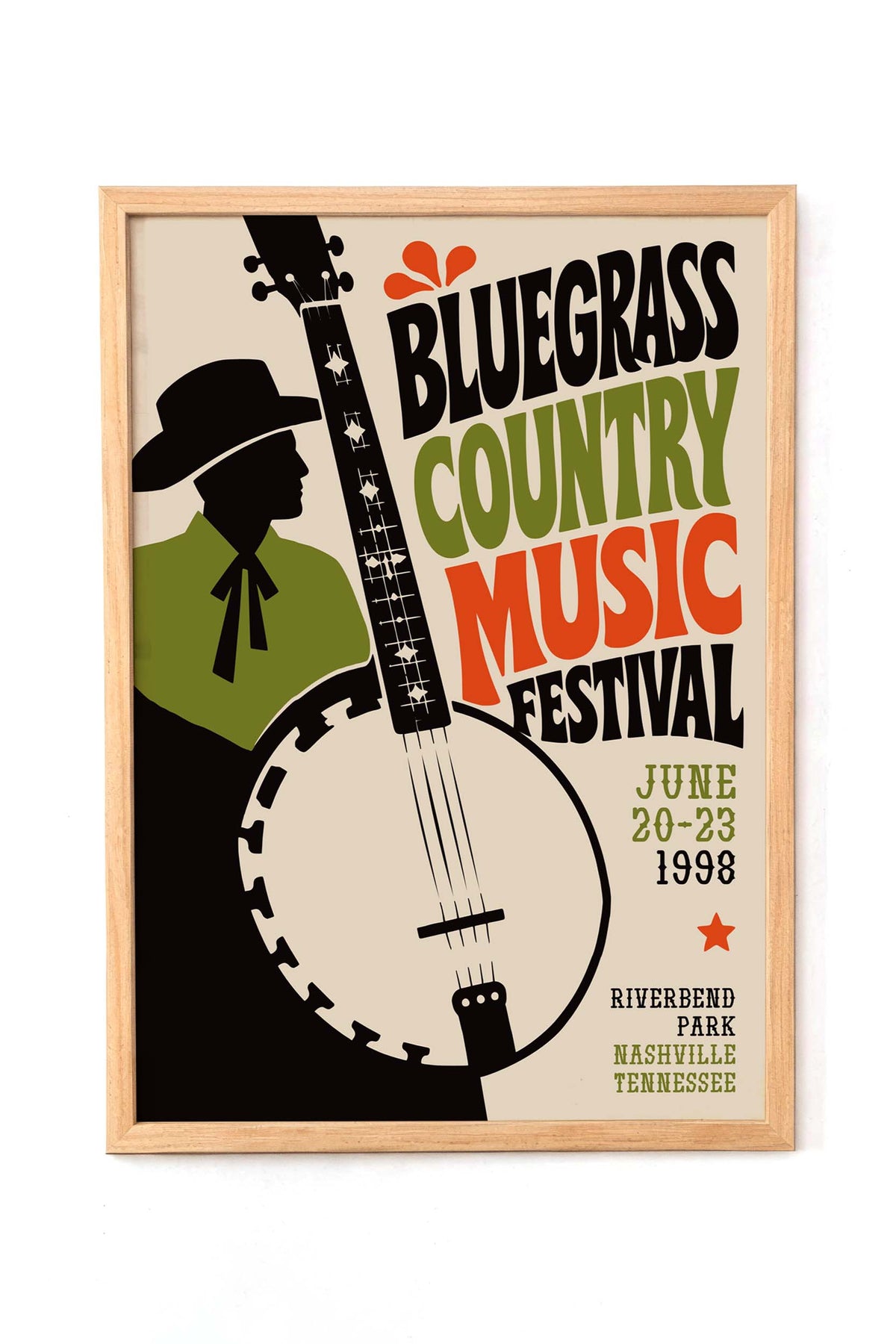 Bluegrass Country Music Festival Poster