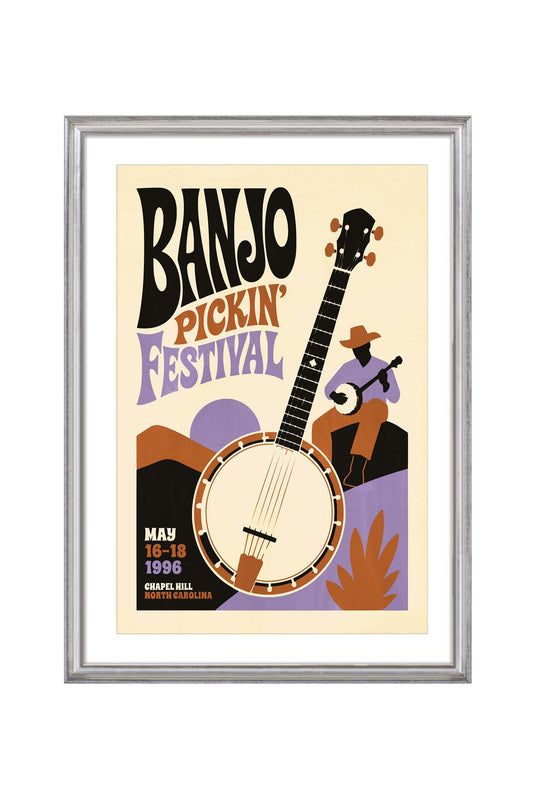 Banjo Picking Festival Poster