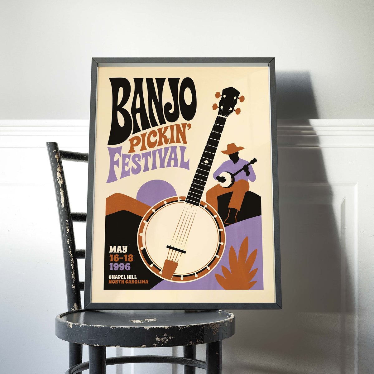 Banjo Picking Festival Poster