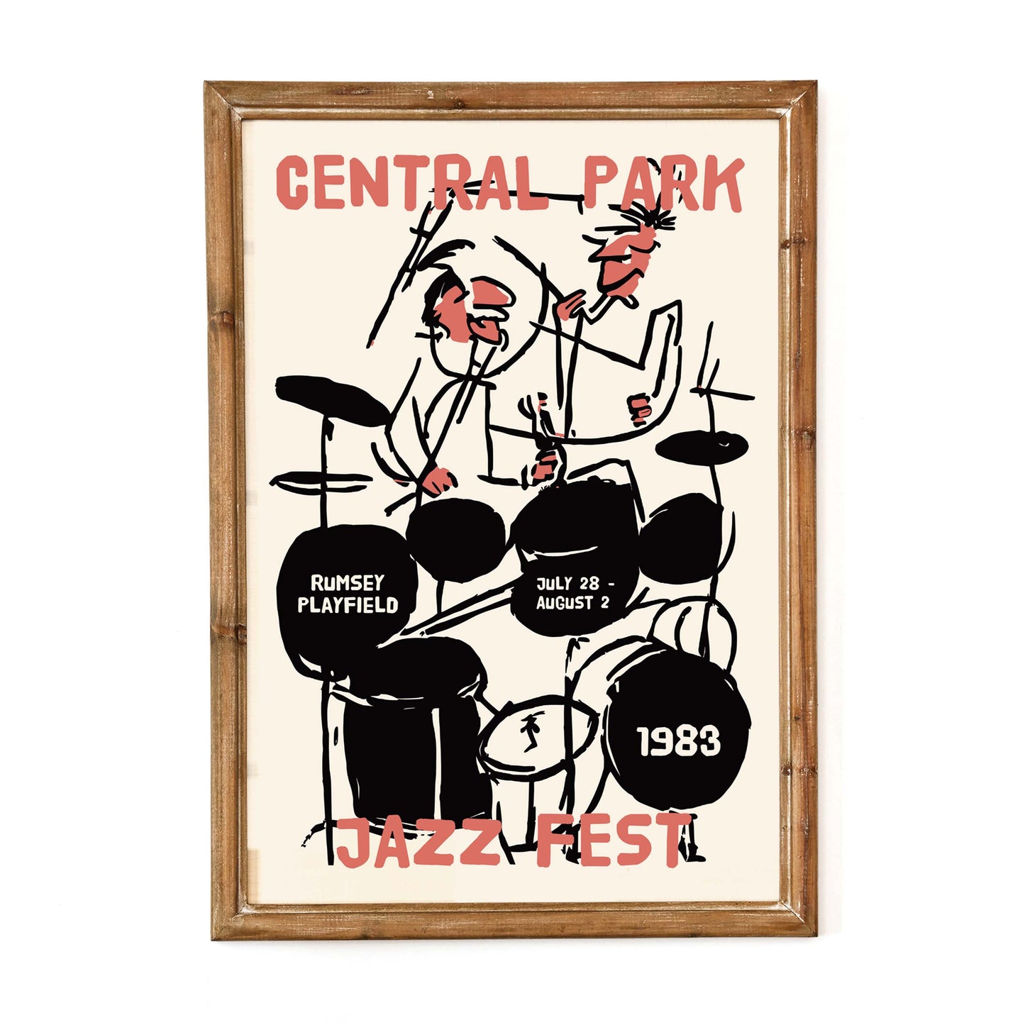 Central Park Jazz 1983 Poster