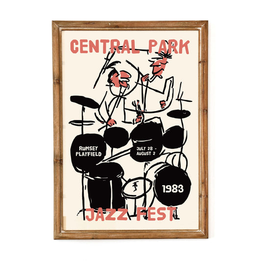 Central Park Jazz 1983 Poster