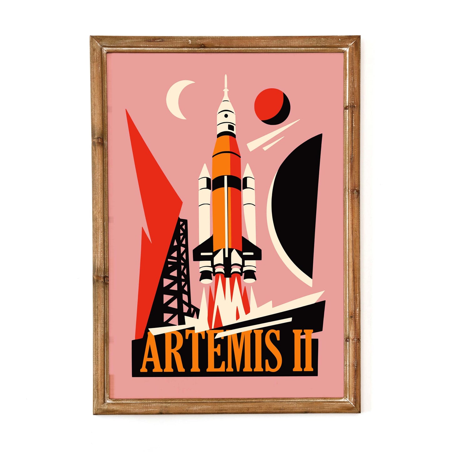 Artemis II Launch Poster Print