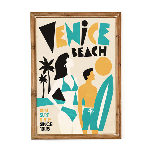 Venice Beach Retro Poster