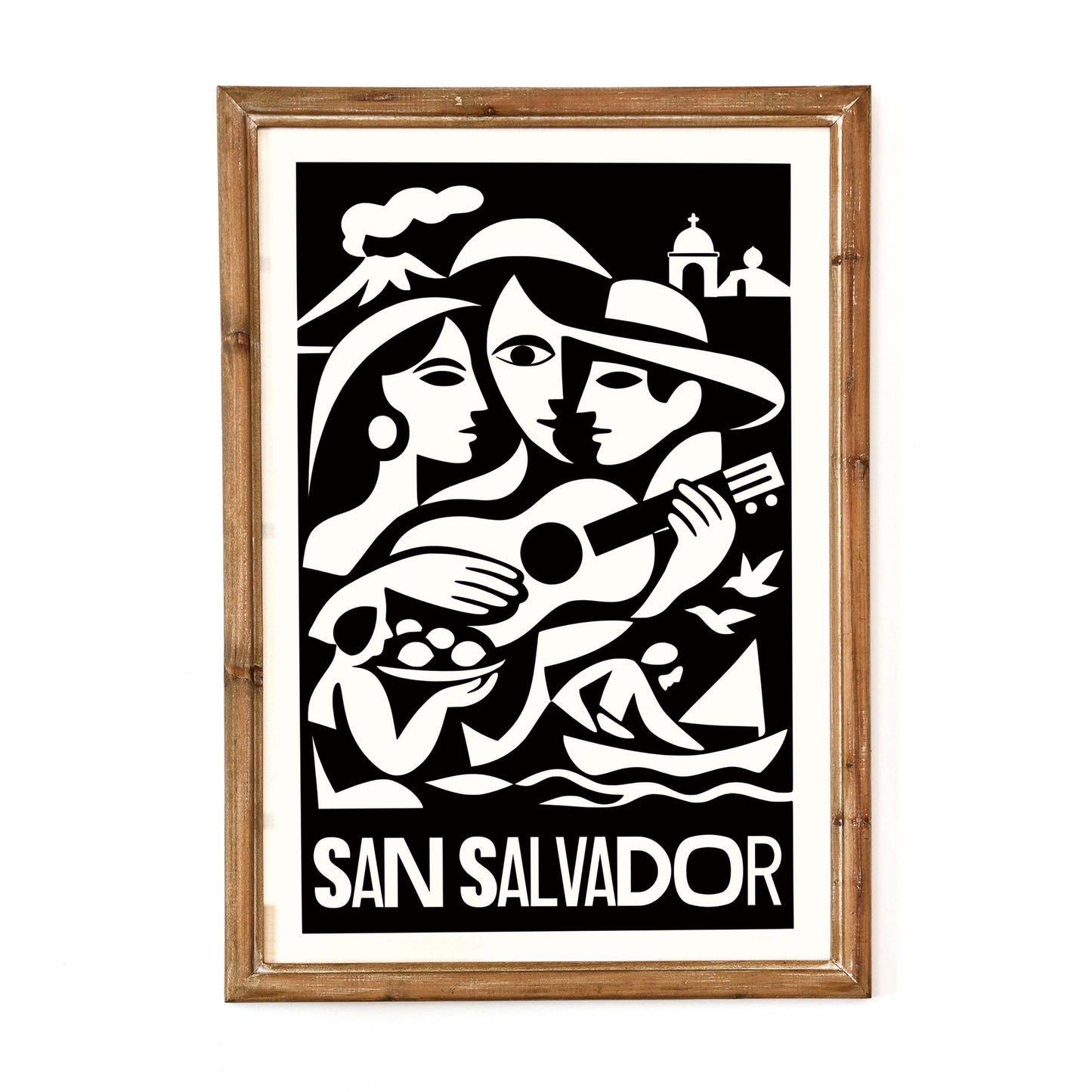 San Salvador Travel Poster