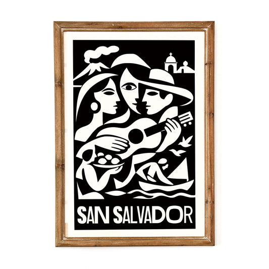 San Salvador Travel Poster