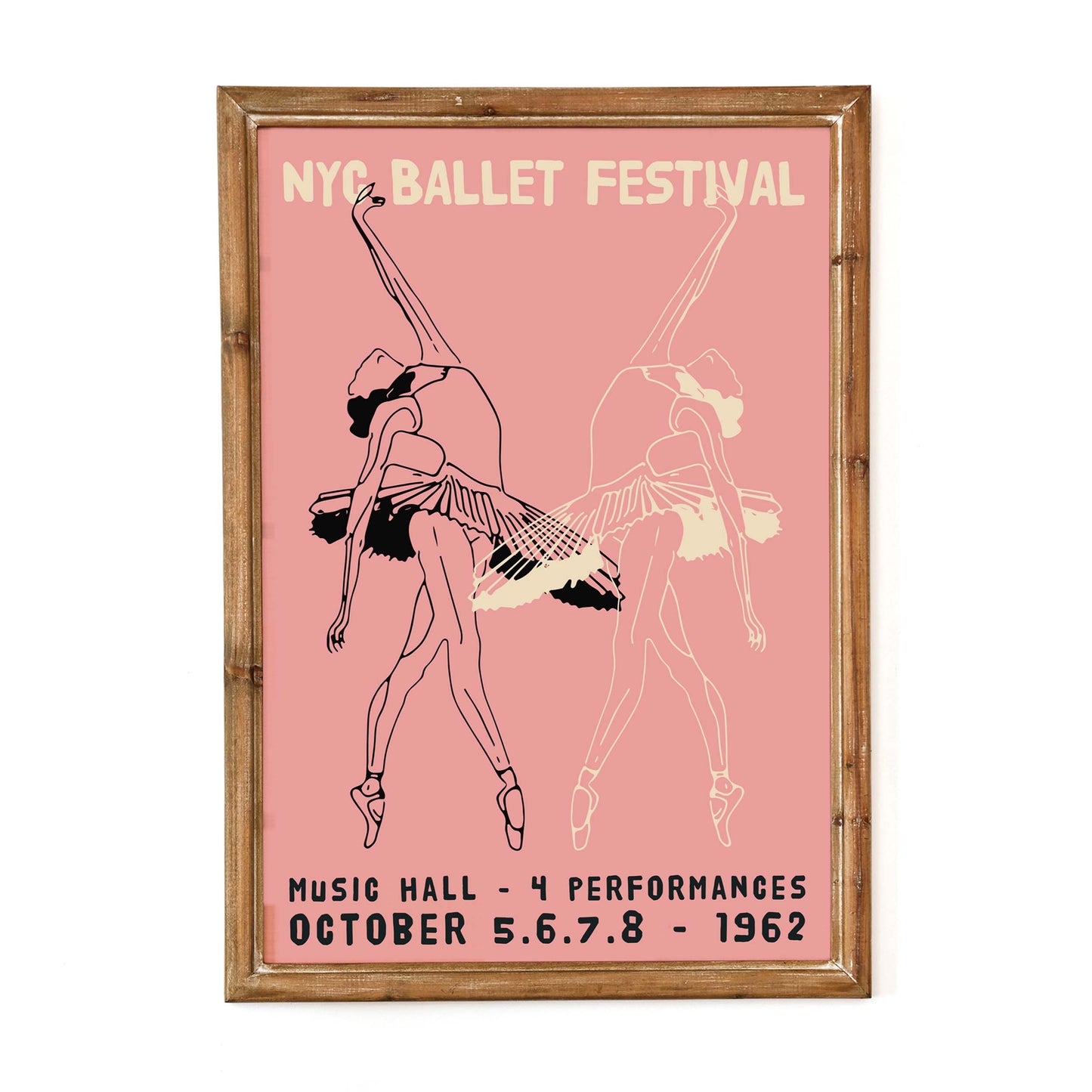 NYC Ballet Festival Poster Print